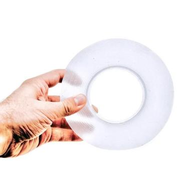 Imagem de Fita Adesiva Dupla Face Gel Lavável 2M Forte E Reutilizável