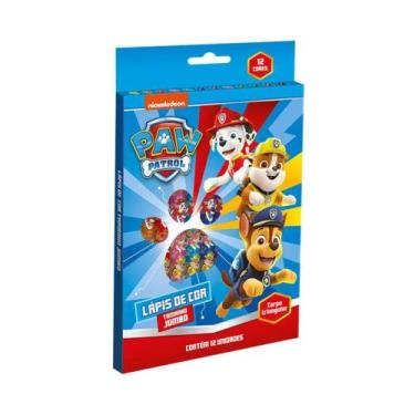 Imagem de Lápis de Cor 12 Cores Tamanho Jumbo Patrulha Canina - Tris