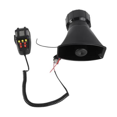 Imagem de 7 sons alto alto-falante de áudio do carro universal auto alto-falante chifre sirene para motocicletas caminhões