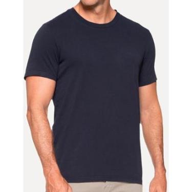 Imagem de Camiseta Ellus Cotton Fine Easa Classic Azul Marinho-Masculino