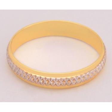 Imagem de Aliança Folheada Ouro 18k Bodas De Prata - Ancia Jias e Semijoias, Cor