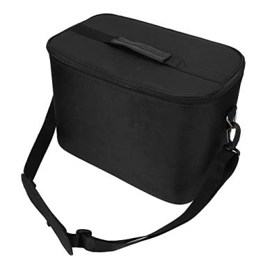 Imagem de Yinhing Bolsa de Tesoura de Barbeiro Profissional, Grande Capacidade, Portátil, Ferramenta de Cabeleireiro, Suporte para Estilistas, Uso Em Salão de Beleza, Nylon Preto (M)