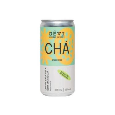 Imagem de Chá Vegano Natural DÊVI Camomila com Maracujá Gaseificado 269ml