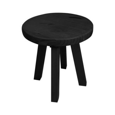 Imagem de Mesa de Centro Pratic Madeira Maciça Preto  - CASA TREE