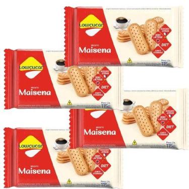 Imagem de Kit Biscoito de Maisena Zero Lactose 115g 4 un - Lowçucar