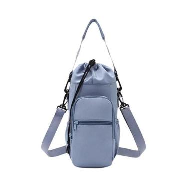 Imagem de Bolsa Térmica Para Garrafa De Água Com Bolso Para Celular E Alça Trans