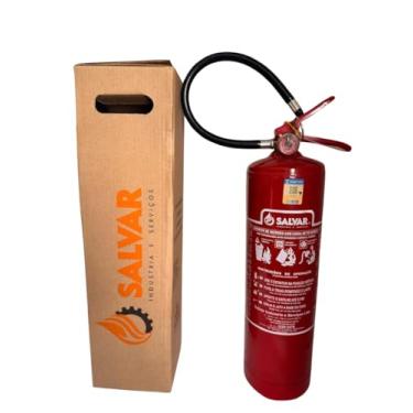 Imagem de Extintor de Incêndio ABC 6 Kg, Validade 5 Anos, Classificação 4A-40BC, Inluso Placa de Sinalização e Suporte