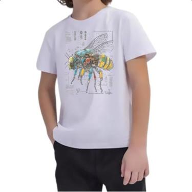 Imagem de Camiseta Infantil Mosca Mecanica Interna Cyberpunk, 6