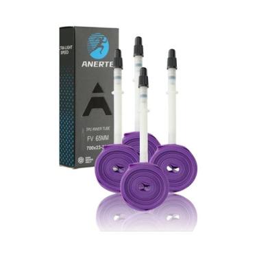 Imagem de Câmara De Ar Interna Para Bicicleta De Estrada 700x23C-32C NPY TPU Par