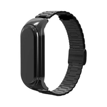 Imagem de Pulseira De Metal Em Aço Inoxidável Para Xiaomi Mi Band 6 5 4 3, Acess