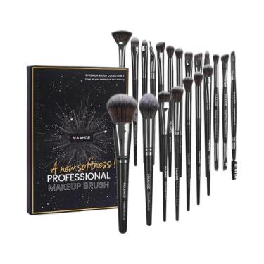 Imagem de Conjunto Profissional De 20 Pincéis De Maquiagem: Base, Corretivo, Som