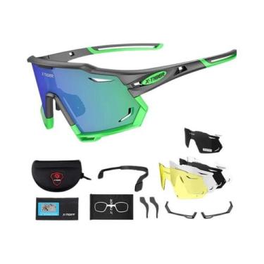 Imagem de Óculos De Sol Polarizados UV400 Para Ciclismo Masculino X-TIGER Sports