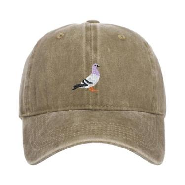 Imagem de Boné Unissex De Primavera Com Bordado De Pombo, Proteção Solar, Laváve