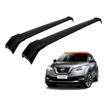 Imagem de Travessa Teto Rack Nissan Kicks 2016 Em Diante Cor Preto