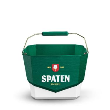 Imagem de Balde para Cerveja Retangular Spaten Munich - Alumiart Falcão