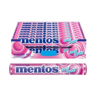 Imagem de Bala Mentos Sabor tutti frutti Display 16x37,5g