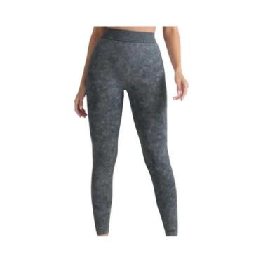 Imagem de Leggings Esportivas Sem Costura De Cintura Alta Para Mulheres, Com Des