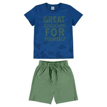 Imagem de Conjunto Manga Curta Menino 4 ao 8 Malwee Ref. 97412-Masculino