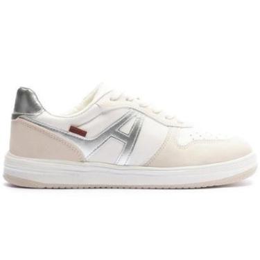 Imagem de Tênis Feminino Anacapri Eco Play Casual Branco Prata C30628-Feminino
