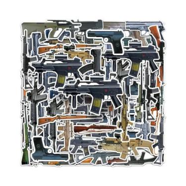 Imagem de Adesivos À Prova d'Água Estilo Militar 50PCS Para Celular, Laptop, Gui