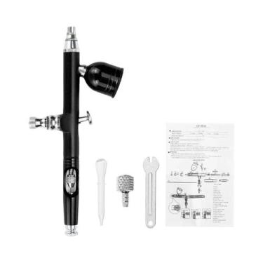 Imagem de Kit De Aerógrafo De Dupla Ação Com Gravidade, Pistola De Pulverização 