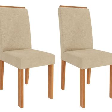Imagem de Jogo 2 Cadeiras para Sala de Jantar Júlia Cinamomo/Gengibre