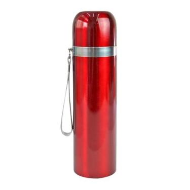 Imagem de Garrafa Isotérmica Com Tampa e Acionamento Click 400ml - Interponte, V