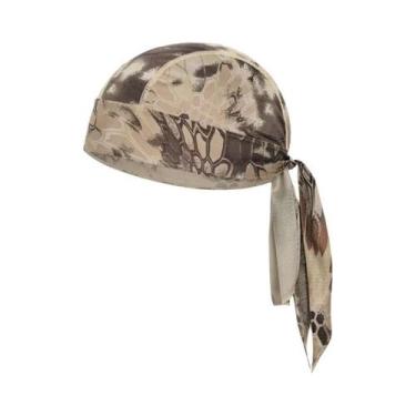 Imagem de Lenço De Verão Camuflado Em Malha Respirável, Proteção Solar, Secagem 