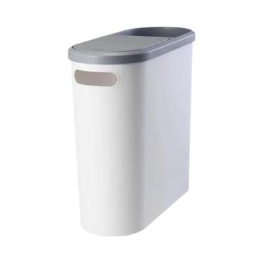 Imagem de Lixeira De Grande Capacidade Para Banheiro E Cozinha Com Tampa, Lixeir