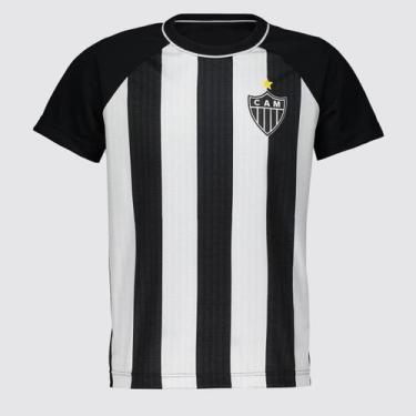 Imagem de Camisa Masculina Atlético Mineiro Casual Galo Berro Original Tamanho:2