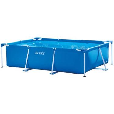 Imagem de Piscina De Armar Retangular 1662 Litros Intex 220x150x60cm