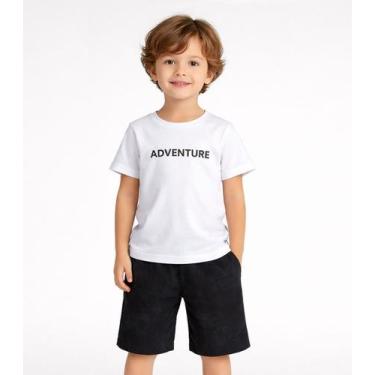 Imagem de Conjunto Infantil Camiseta Com Bermuda Select Branco, 4, Branco