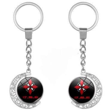 Imagem de Pingente giratório Keychain Umbrella Corporation Resident Evil - taiyu