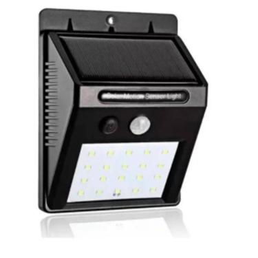 Imagem de Luminária Solar Arandela A Prova De Agua Placa De Solar Boa