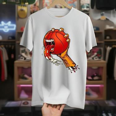 Imagem de Camiseta Masculina Basquete Monster Algodão Premium Camisa Urbana Stre