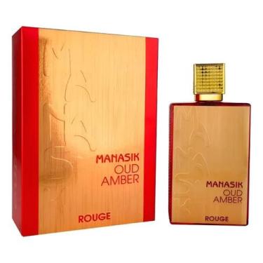 Imagem de Manasik Oud Amber Rouge EDP 100ml - Perfume Árabe Oriental Amadeirado 