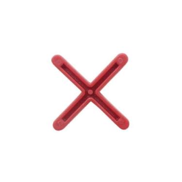 Imagem de Espaçador para Revestimento Cerâmico Espaçador 3,0mm Conjunto com 100 Unidades Vermelho DTOOLS