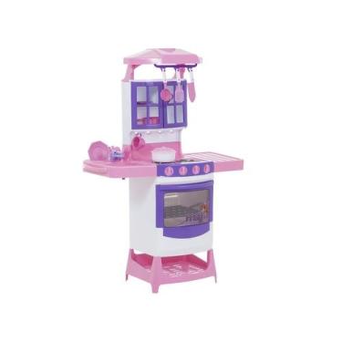 Imagem de Cozinha Magica Infantil Rosa Coleção Meg Completa - Magic Toys