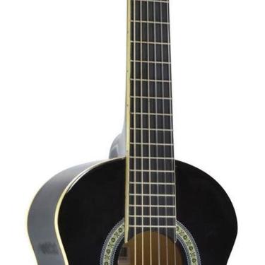 Imagem de Violão Infantil 1-4 1-4 Nylon 30 POL Nr-bk Preto com 6 Cordas e Tarraxas Clássicas Niqueladas Preto