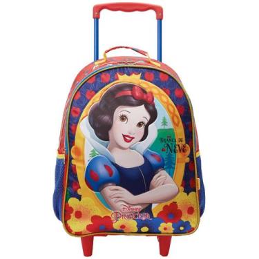 Imagem de Mochila Rodas 16" Branca de Neve Escolar Princesas Meninas - Xeryus, A