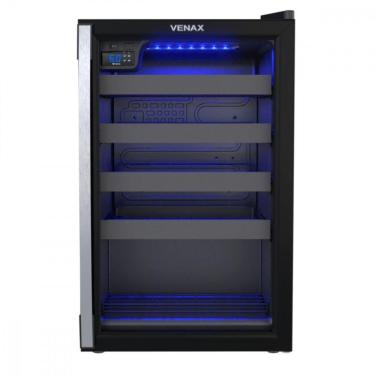 Imagem de Adega Venax Piubella 24 Garrafas Preto - 220V