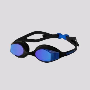 Imagem de Óculos Speedo Focus D.V. Preto e Azul-Unissex