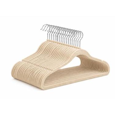 Imagem de Kit 100 Cabide Adulto RRister Veludo Slim Antideslizante Ultra Fino, B