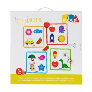 Imagem de TOQUE E ENCONTRE  -  Brinquedo Educativo  Pedagógico - BABEBI