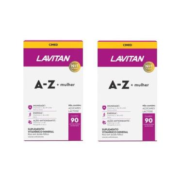 Imagem de Kit 2 Vitamina Lavitan A-Z Mulher Polivitamínico 90Cps-Cimed