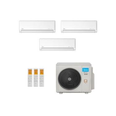 Imagem de Ar-Condicionado Multi Split Inverter Midea 27.000 (3x Evap HW 12.000) Quente/Frio 220V