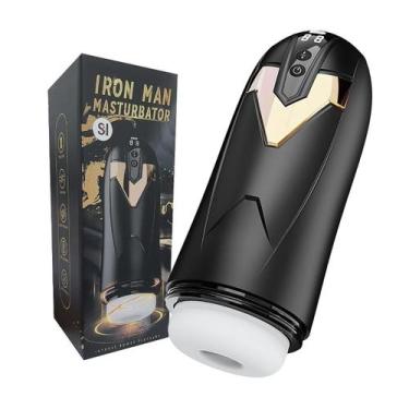 Imagem de Masturbador Masculino Vai e Vem Vibração e Aquecimento 29cm x 12cm 9 I