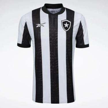 Imagem de Camisa Botafogo Home Masculina Reebok Listrada Torcedor Tamanho:PCor:P
