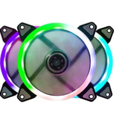 Imagem de Cooler Gabinete Bluecase BFR-12RGB 120x120x25mm Led RGB, Preto