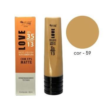 Imagem de Base Liquida Alta Cobertura com FPS - Max Love Make-up, 59